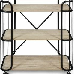 Lifa-Living LIFA LIVING Industriële Bakkerskast - Serveerwagen Op Wielen - Opbergkast - Zwart - Metaal & Hout - 80 X 41 X 93 Cm 17 Lifa-Living LIFA LIVING Industriële Bakkerskast - Serveerwagen Op Wielen - Opbergkast - Zwart - Metaal & Hout - 80 X 41 X 93 Cm -Lesser & Pavey-winkel 550x620 3