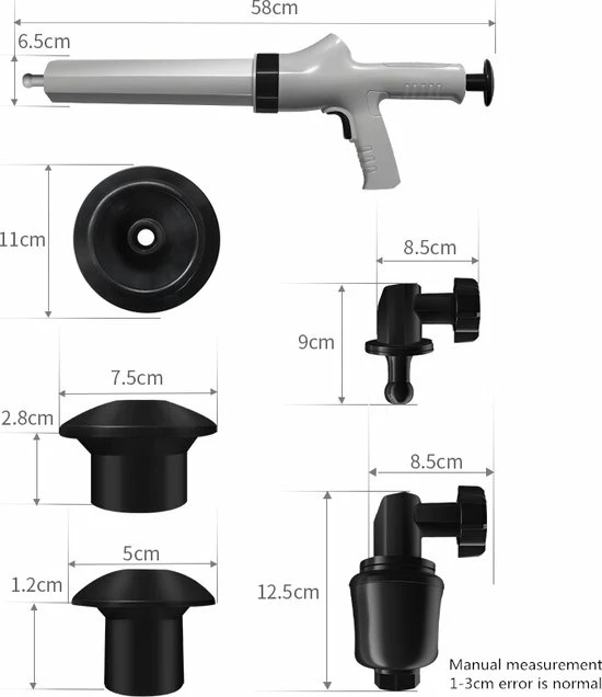 Van CODI® - Toilet Ontstopper - Multifunctionele Ontstopper - Ontstopper - Afvoer Ontstopper - Leiding Ontstopper - Drukpomp Reiniger 8 Van CODI® - Toilet Ontstopper - Multifunctionele Ontstopper - Ontstopper - Afvoer Ontstopper - Leiding Ontstopper - Drukpomp Reiniger - Afbeelding 6
