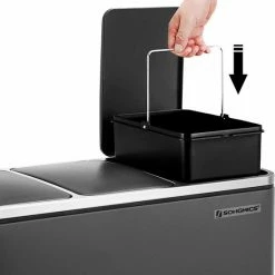 Segenn's Prullenbak - Vuilnisbak Voor De Keuken - Afvalscheidingssysteem - 3 X 18 L - Pedaalemmer Met 3 Vakken - Vuilnisbak - Soft Close - Met Voetpedalen - Binnenemmers Van Kunststof En Handgrepen - Zwart 15 Segenn's Prullenbak - Vuilnisbak Voor De Keuken - Afvalscheidingssysteem - 3 X 18 L - Pedaalemmer Met 3 Vakken - Vuilnisbak - Soft Close - Met Voetpedalen - Binnenemmers Van Kunststof En Handgrepen - Zwart -Lesser & Pavey-winkel 550x640 1