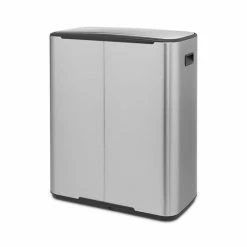 Brabantia Bo Prullenbak - 2 X 30 L - Matt Steel Fingerprint Proof 23 Brabantia Bo Prullenbak - 2 X 30 L - Matt Steel Fingerprint Proof -Lesser & Pavey-winkel 550x641 3