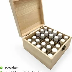 BELLAVITA Etherische Oliën Doos - Opbergdoos - Essential Oil Box - Storage Box - 25 Vaks - 5-15ml - Houten Doos - Opbergen - Opslag - Hout - Olie - Etherische Oliën - Black Friday - Sinterklaas - Kerst 11 BELLAVITA Etherische Oliën Doos - Opbergdoos - Essential Oil Box - Storage Box - 25 Vaks - 5-15ml - Houten Doos - Opbergen - Opslag - Hout - Olie - Etherische Oliën - Black Friday - Sinterklaas - Kerst -Lesser & Pavey-winkel 550x651 1