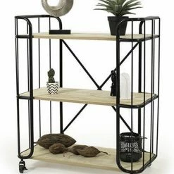 Lifa-Living LIFA LIVING Industriële Bakkerskast - Serveerwagen Op Wielen - Opbergkast - Zwart - Metaal & Hout - 80 X 41 X 93 Cm 25 Lifa-Living LIFA LIVING Industriële Bakkerskast - Serveerwagen Op Wielen - Opbergkast - Zwart - Metaal & Hout - 80 X 41 X 93 Cm -Lesser & Pavey-winkel 550x654 4