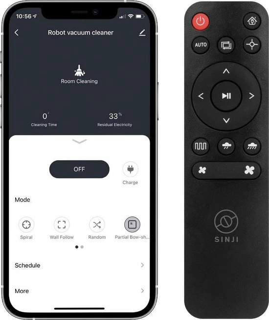 Sinji Smart Robotstofzuiger Met Laadstation – Draadloos Dweilrobot 6 Sinji Smart Robotstofzuiger Met Laadstation – Draadloos Dweilrobot - Afbeelding 4
