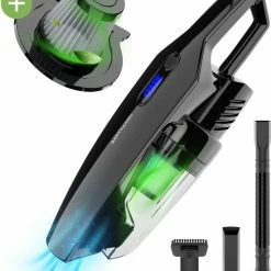 ROOMWARE® Pro Kruimeldief Snoerloos 11.000 Pa – Draadloze Stofzuiger - Handstofzuiger & Kruimelzuiger – HEPA Filter