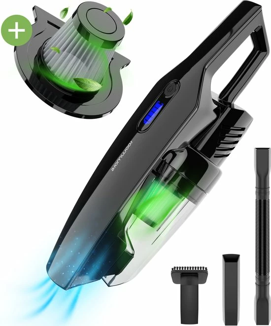 ROOMWARE® Pro Kruimeldief Snoerloos 11.000 Pa – Draadloze Stofzuiger - Handstofzuiger & Kruimelzuiger – HEPA Filter 3 ROOMWARE® Pro Kruimeldief Snoerloos 11.000 Pa – Draadloze Stofzuiger - Handstofzuiger & Kruimelzuiger – HEPA Filter