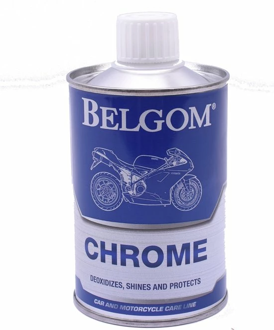 Belgom Chroom Polijstmiddel 250 Ml - Chrome Reiniger - Poetsmiddel Motor / Auto - Ontroester 3 Belgom Chroom Polijstmiddel 250 Ml - Chrome Reiniger - Poetsmiddel Motor / Auto - Ontroester