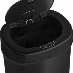 Sensor Prullenbak Zwart 40 Liter - Automatische Soft Close Deksel - 40L Design Afvalemmer Homra FONIX - Infrarood Sensor - Vuilnisbak Met Elektrische Deksel - Sensorbediening - Vingerafdrukvrij - Vuilafstotend - Zwarte Keuken En Kantoor Vuilbak -Lesser & Pavey-winkel 550x665 2