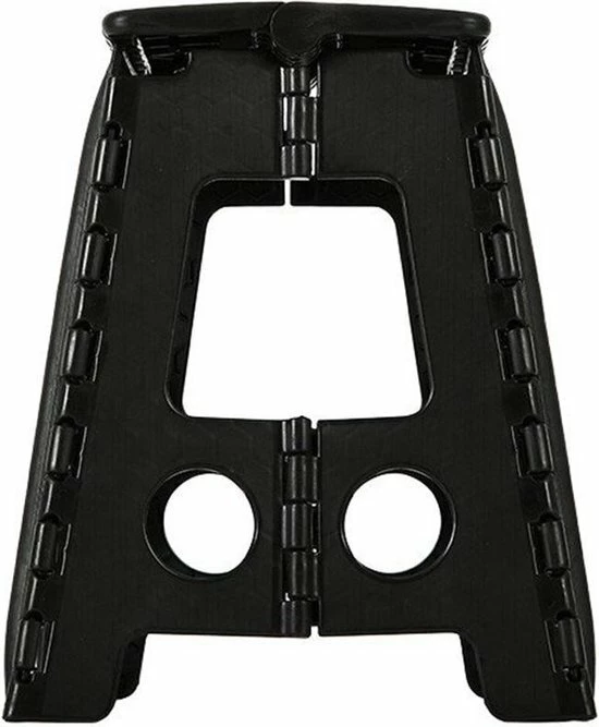 Merkloos Verdikt Kunststof Klapkruk-draagbaar-opvouwbare Kruk-Met Antislip Oppervlak Zwart 45.5x29x22cm 7 Merkloos Verdikt Kunststof Klapkruk-draagbaar-opvouwbare Kruk-Met Antislip Oppervlak Zwart 45.5x29x22cm - Afbeelding 5