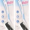 Set Van 2 Sorbo Smartbrush Afwasborstels Blauw/wit - Afwassen Afwasborstel - Huishoudelijke Keukenaccessoires