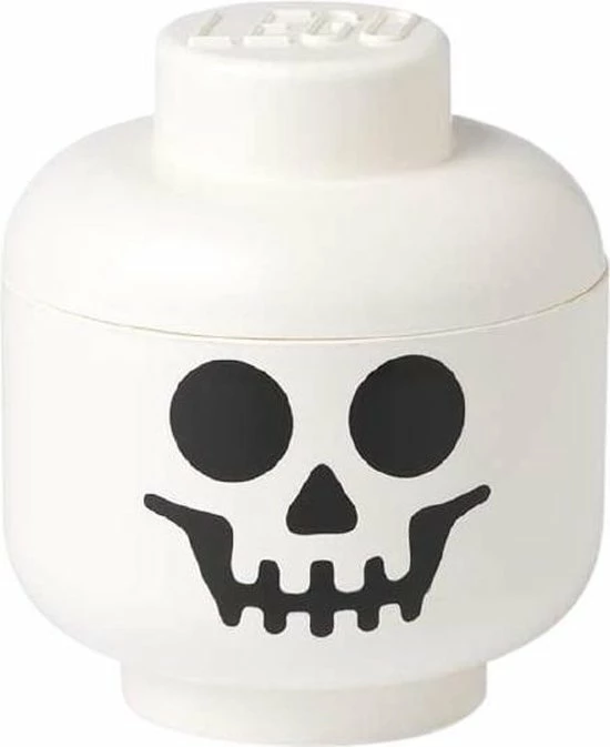 Opbergbox Iconic Hoofd Skelet 24 Cm, Wit - LEGO 10 Opbergbox Iconic Hoofd Skelet 24 Cm, Wit - LEGO - Afbeelding 8