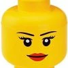 Opbergbox Iconic Hoofd Girl 24 Cm, Geel - LEGO -Lesser & Pavey-winkel 550x676 2