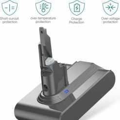 Power Tool Battery Vervangende Accu / Batterij Voor Dyson V7, Dyson V7 Fluffy, SV11 Animal - 21.6V 4000mAh Accu / Batterij -Lesser & Pavey-winkel 550x681 1