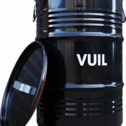 BinBin Handle Vuil Industriële Prullenbak Afvalscheiding 60 Liter Olievat Met Handvat Deksel
