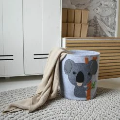 By Lara Commodities Speelgoedmand Kinderen – Opbergmand Kinderkamer – Wasmand Kinderkamer – Speelgoed Kist - Koala