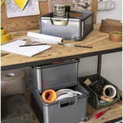 Curver Unibox Classic Opbergbox XL - 60L - Grijs 12 Curver Unibox Classic Opbergbox XL - 60L - Grijs -Lesser & Pavey-winkel 550x708