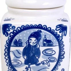 Blond Amsterdam Delfts Blond Voorraadpot - Vierkant - Klein - Ø 16 Cm 10 Blond Amsterdam Delfts Blond Voorraadpot - Vierkant - Klein - Ø 16 Cm -Lesser & Pavey-winkel 550x711