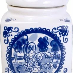 Blond Amsterdam Delfts Blond Voorraadpot - Vierkant - Klein - Ø 16 Cm 9 Blond Amsterdam Delfts Blond Voorraadpot - Vierkant - Klein - Ø 16 Cm -Lesser & Pavey-winkel 550x713