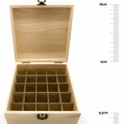 BELLAVITA Etherische Oliën Doos - Opbergdoos - Essential Oil Box - Storage Box - 25 Vaks - 5-15ml - Houten Doos - Opbergen - Opslag - Hout - Olie - Etherische Oliën - Black Friday - Sinterklaas - Kerst 13 BELLAVITA Etherische Oliën Doos - Opbergdoos - Essential Oil Box - Storage Box - 25 Vaks - 5-15ml - Houten Doos - Opbergen - Opslag - Hout - Olie - Etherische Oliën - Black Friday - Sinterklaas - Kerst -Lesser & Pavey-winkel 550x729