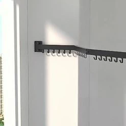 Magnificos - Wanddroogrek - Droogrek Muur- Hangdroogrek - Wasrek Hangend – Wasrek Muur – Wasrek - Zwart - Inklapbaar -Lesser & Pavey-winkel 550x732 6