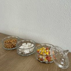 MONOO Bonbonniére - 3 Laags Glazen Voorraadpot - Glazen Snoeppot Met Deksel -Lesser & Pavey-winkel 550x733 16