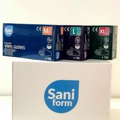 Saniform Vinyl Wegwerp Handschoenen (onderzoekshandschoenen) Latex- En Poedervrij -100stuks -Lesser & Pavey-winkel 550x733 18