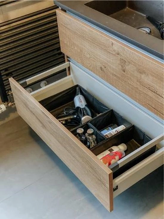 SEPH Kast Organizers - Zwart - Set 6 Stuks - Opberg Boxen - Opberg Mand 10 SEPH Kast Organizers - Zwart - Set 6 Stuks - Opberg Boxen - Opberg Mand - Afbeelding 8