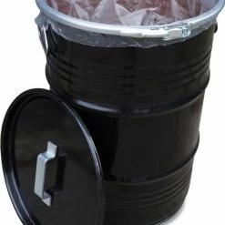 BinBin Handle Vuil Industriële Prullenbak Afvalscheiding 60 Liter Olievat Met Handvat Deksel 9 BinBin Handle Vuil Industriële Prullenbak Afvalscheiding 60 Liter Olievat Met Handvat Deksel -Lesser & Pavey-winkel 550x740