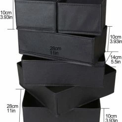 SEPH Kast Organizers - Zwart - Set 6 Stuks - Opberg Boxen - Opberg Mand 15 SEPH Kast Organizers - Zwart - Set 6 Stuks - Opberg Boxen - Opberg Mand -Lesser & Pavey-winkel 550x745