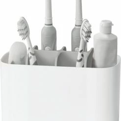 Joseph Joseph Elektrische Tandenborstelhouder 3 Vaks - Wit - Sorteervakken & Decoratief - 3-vaks 24 Joseph Joseph Elektrische Tandenborstelhouder 3 Vaks - Wit - Sorteervakken & Decoratief - 3-vaks -Lesser & Pavey-winkel 550x758 1