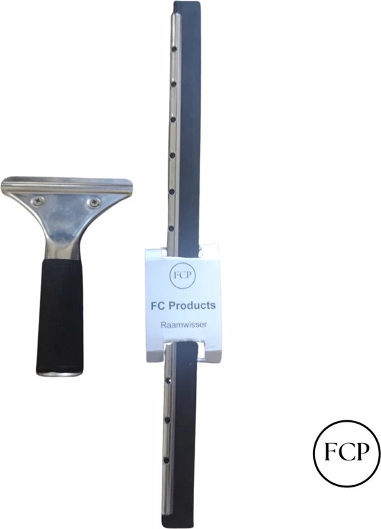 Raamwisser - Raamtrekker - Ruitenreiniger - Raam – Ruit – Roestvrijstaal – Rubber – Universeel – Schoonmaakartikelen - Zwart – 35 CM - FCProducts - Raamreiniging - Verwisselbaar - Roestvrijstaal 13 Raamwisser - Raamtrekker - Ruitenreiniger - Raam – Ruit – Roestvrijstaal – Rubber – Universeel – Schoonmaakartikelen - Zwart – 35 CM - FCProducts - Raamreiniging - Verwisselbaar - Roestvrijstaal - Afbeelding 11