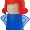 Doodadeals® | Magnetron Reiniger | Angry Mama | Microgolfovens Reiniger | Magnetron Schoonmaken Poppetje | Magnetronreiniger | Blauw / Rood -Lesser & Pavey-winkel 550x766