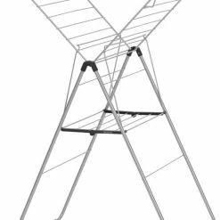 Brabantia HangOn Droogrek Inklapbaar - 20 Meter - Metallic Grey -Lesser & Pavey-winkel 550x772