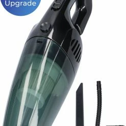 Customate Kruimeldief – Handstofzuiger – Auto Stofzuiger – 4 Kopstukken – Snoerloos – 12V – 1L Stofreservoir – 65dB Kruimeldief