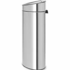 Brabantia Touch Bin Prullenbak - 40 L - Matt Steel Fingerprint Proof -Lesser & Pavey-winkel 550x777 2
