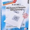 CleanBag Stofzuigerzakken 4 Stuks - Geschikt Voor AEG Deawoo LG Nilfisk Samsung - Type Gr 50 SB90 VP78 TB36 VM54 VM77 VP95B - Inclusief 1 Filter - Alternatief