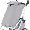 ShoppingCruiser® 3-Wheel Boodschappentrolley - Boodschappenwagen Met Koeltas - Afneembare Boodschappentas - Waterafstotend - Grijs
