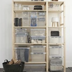 Sunware - Q-line Opbergbox 36L Transparant Metaal - 50 X 40 X 26 Cm 14 Sunware - Q-line Opbergbox 36L Transparant Metaal - 50 X 40 X 26 Cm -Lesser & Pavey-winkel 550x825 24