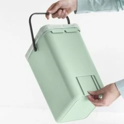 Brabantia Sort & Go Prullenbak - 12 L - Jade Green -Lesser & Pavey-winkel 550x825 26