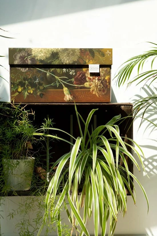 Dutch Design Brand - Dutch Design Storage Box - Opbergdoos - Opbergbox - Bewaardoos - Stilleven - Golden Still Life 5 Dutch Design Brand - Dutch Design Storage Box - Opbergdoos - Opbergbox - Bewaardoos - Stilleven - Golden Still Life - Afbeelding 3